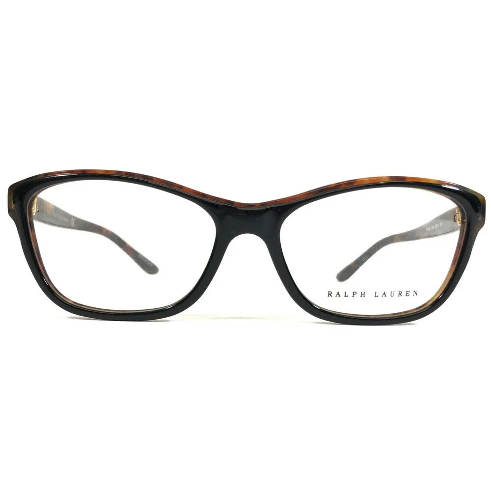 Ralph Lauren Eyeglasses Frames RL6160 5260 Black Brown Tortoise Gold 53-16-140